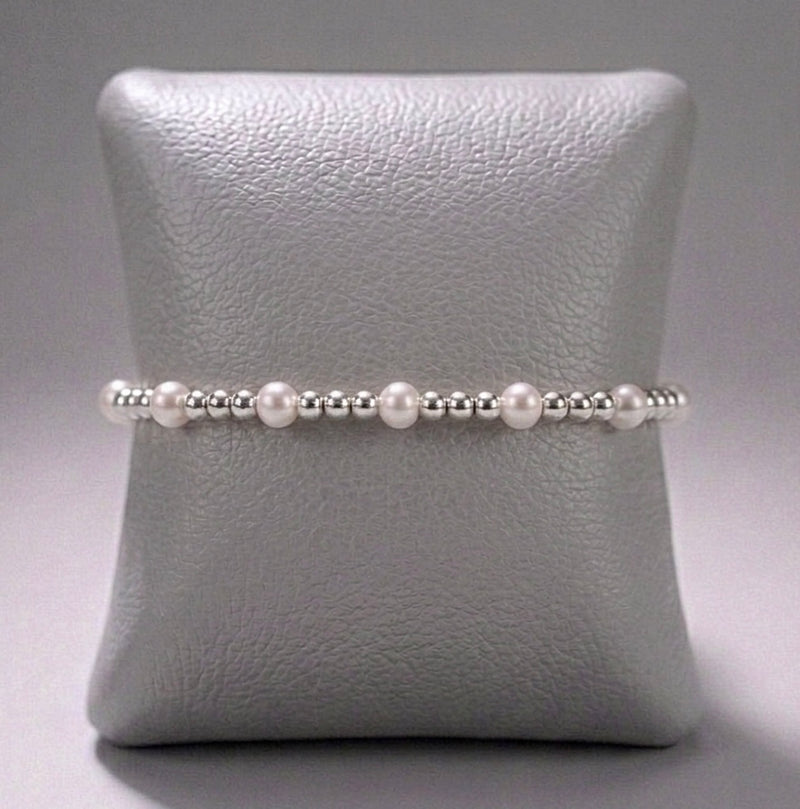 Gratitude Pearl — Silver