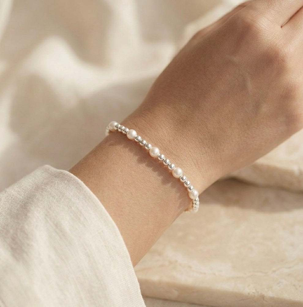 Gratitude Pearl — Silver